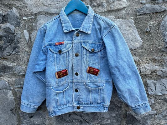 80s denim jacket    7-8y (122-128cm)