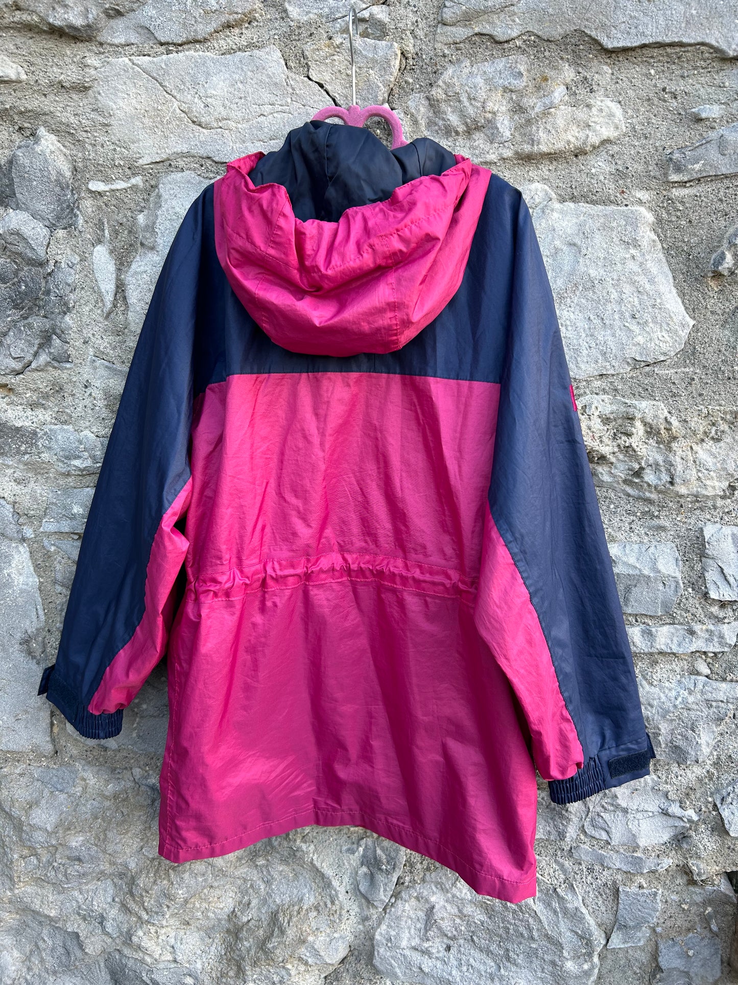 80s purple&pink rain jacket 10y (140cm)