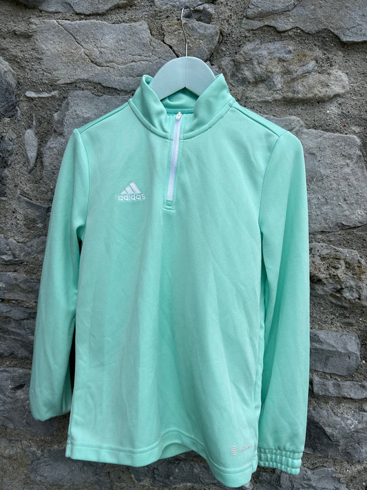 Light green half zip top  11-12y (146-152cm)