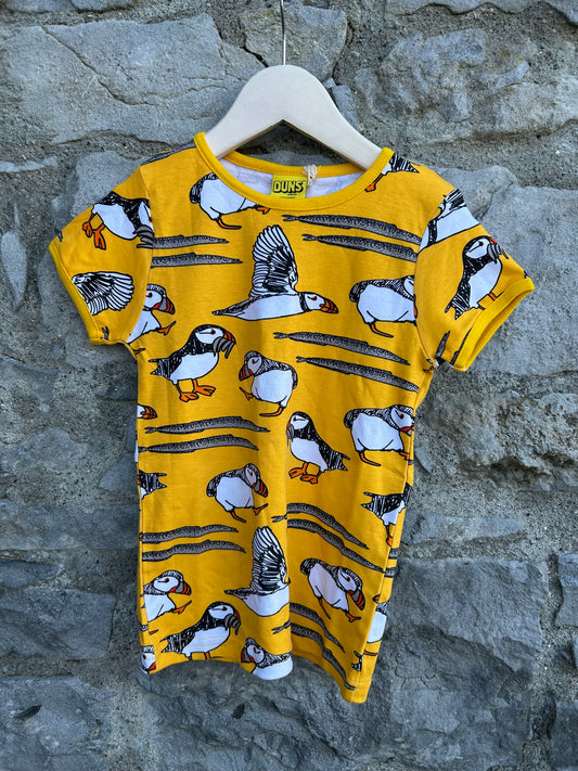 Yellow puffin T-shirt  5y (110cm)