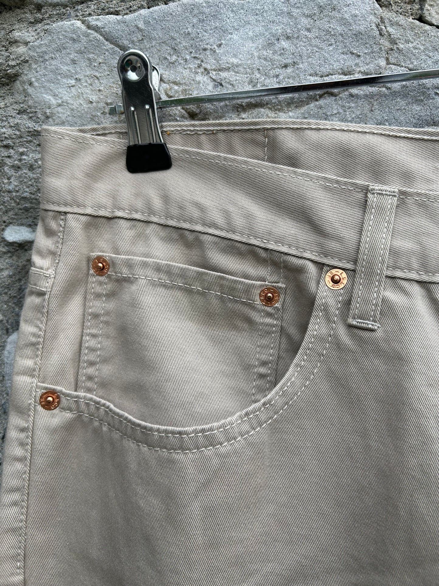 Beige jeans W40"x L34"