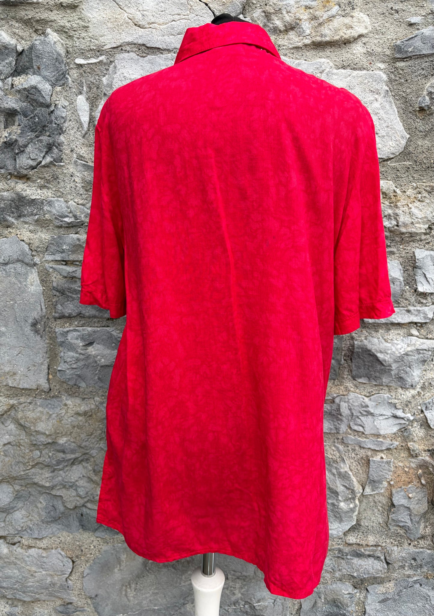 90s red shirt uk 12-14