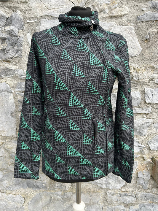 Jacket with an asymmetrical zip uk 8