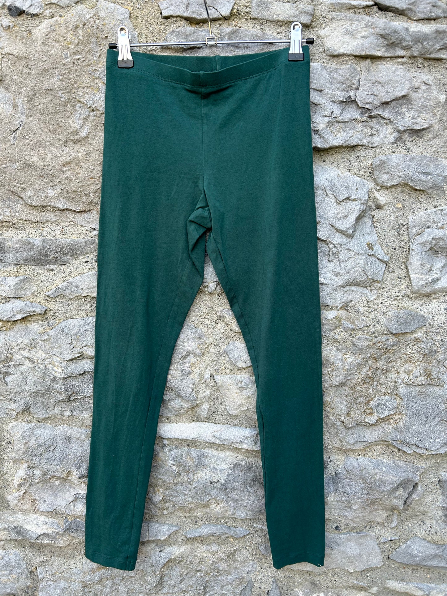 Green leggings 11y (146cm)