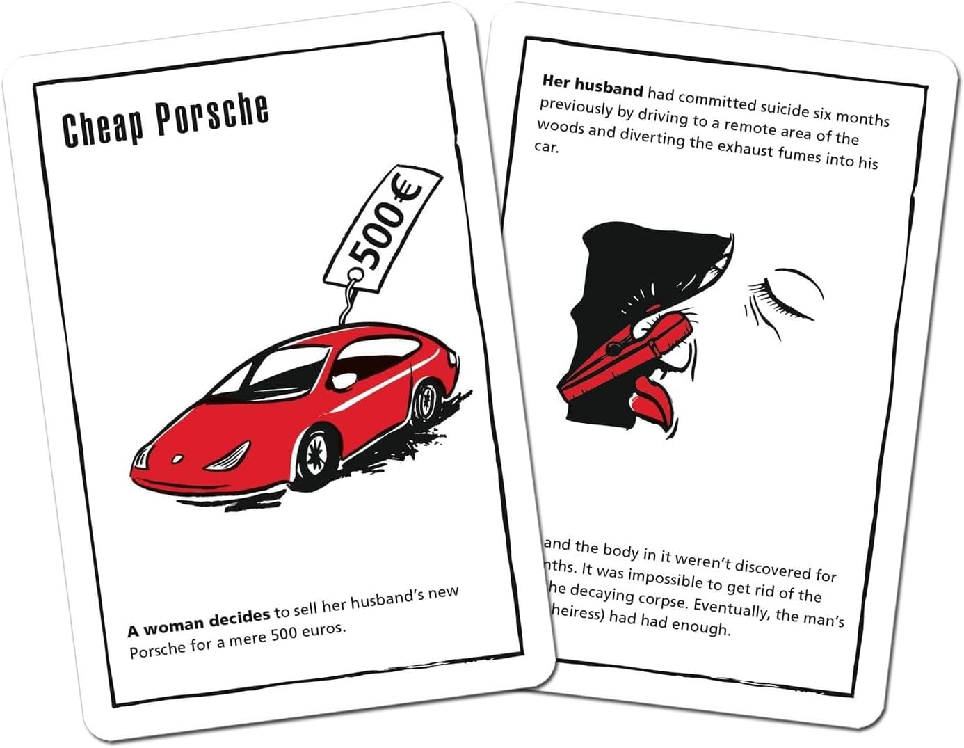 Mysteries stories card