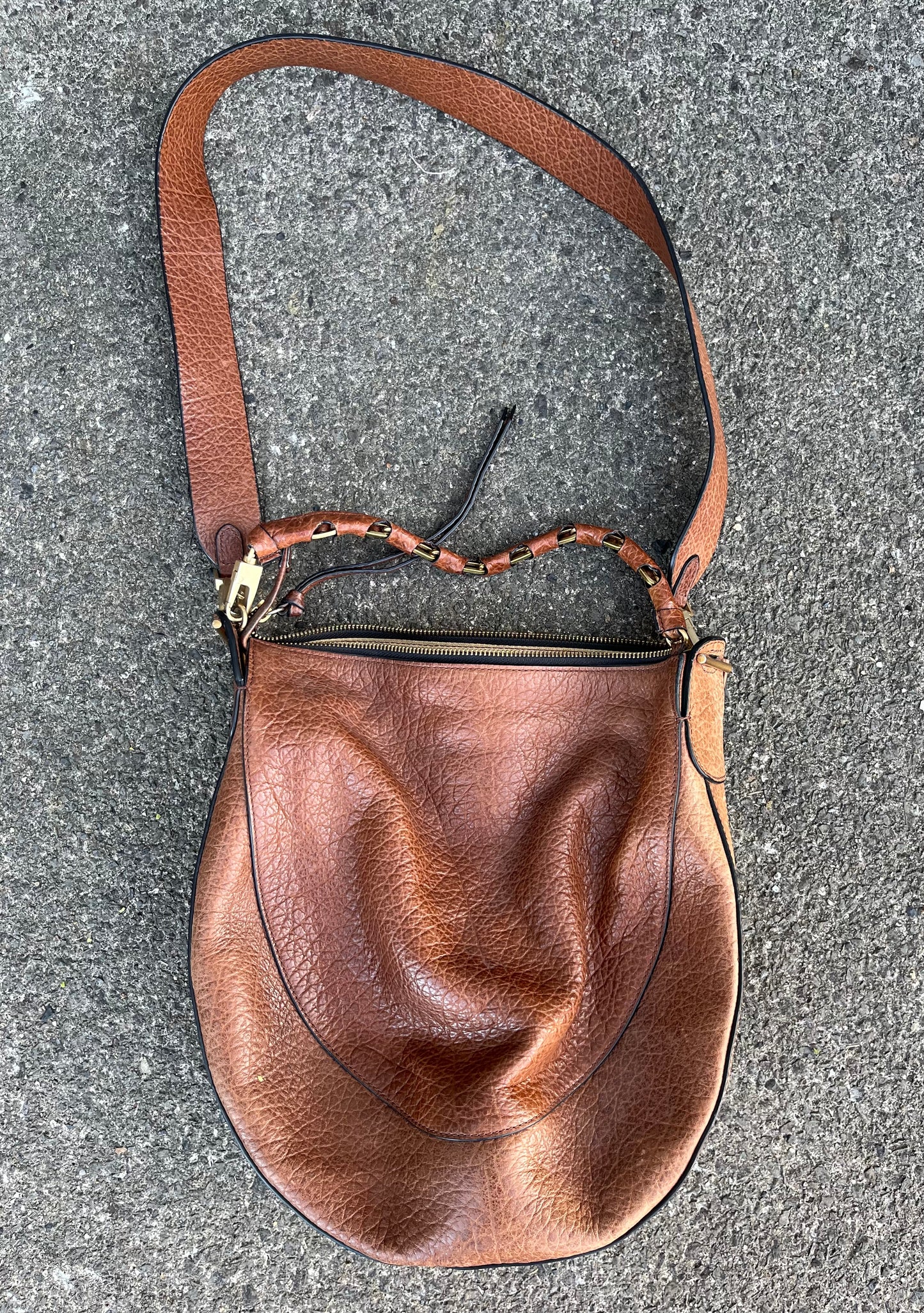 Coccinelle brown leather bag