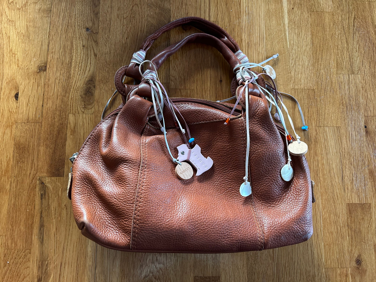Radley brown&tassel brown bag