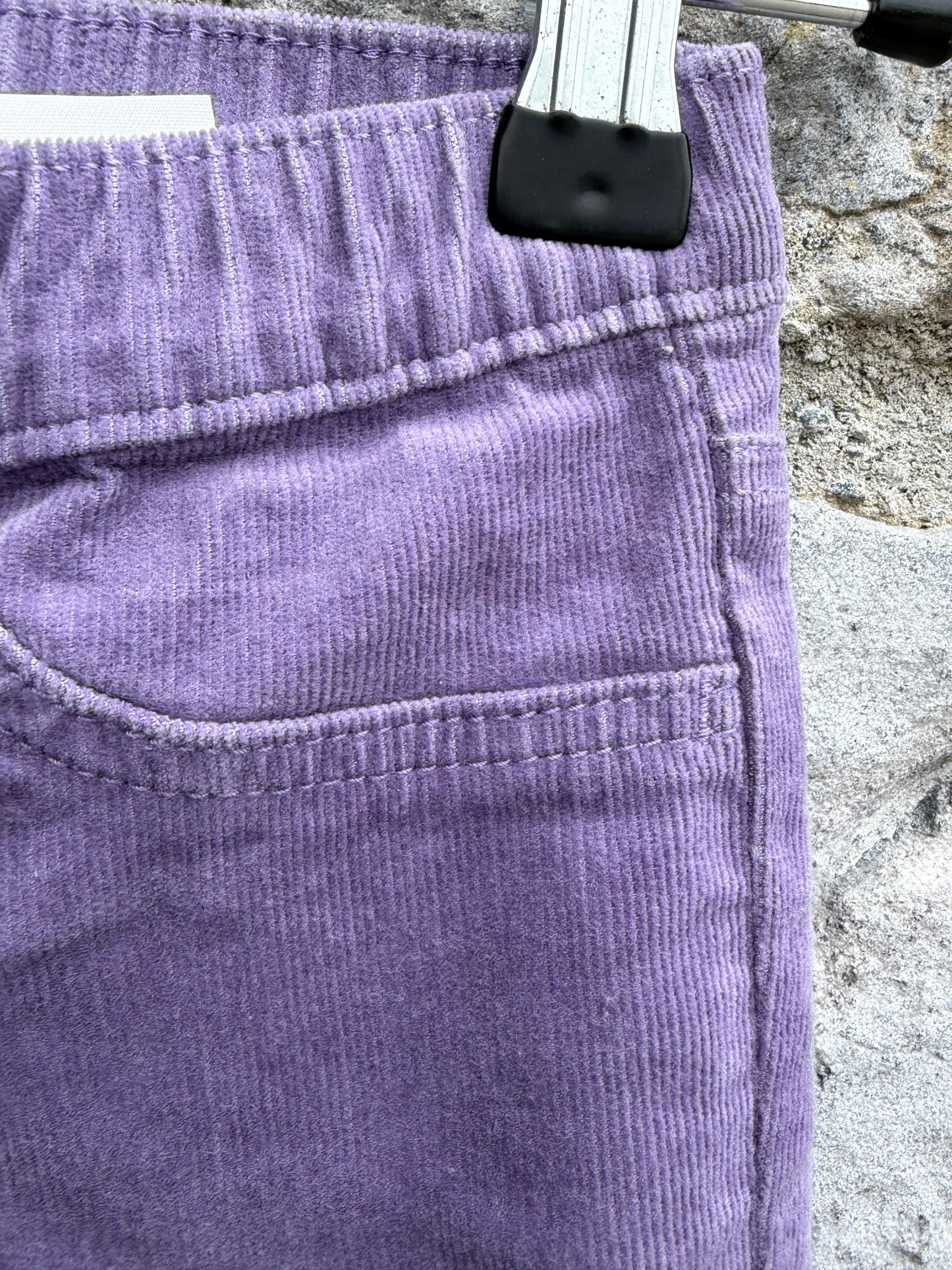 Purple cord treggings  7-8y (122-128cm)