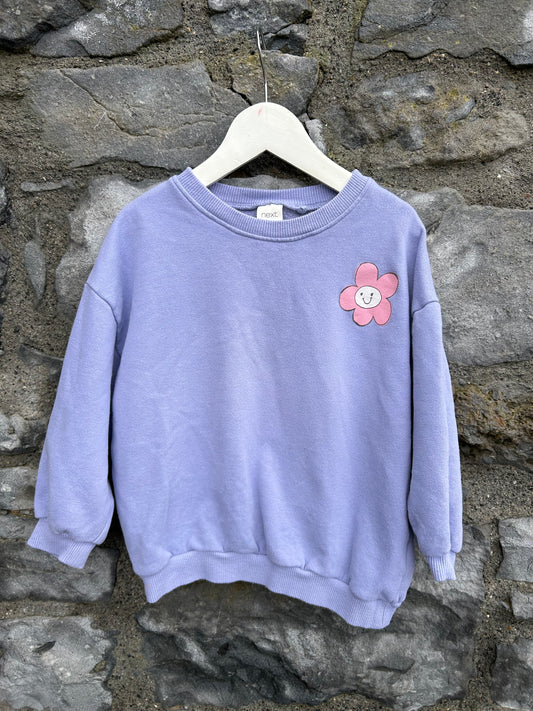 Bloom&grow lilac sweatshirt 4-5y (104-110cm)