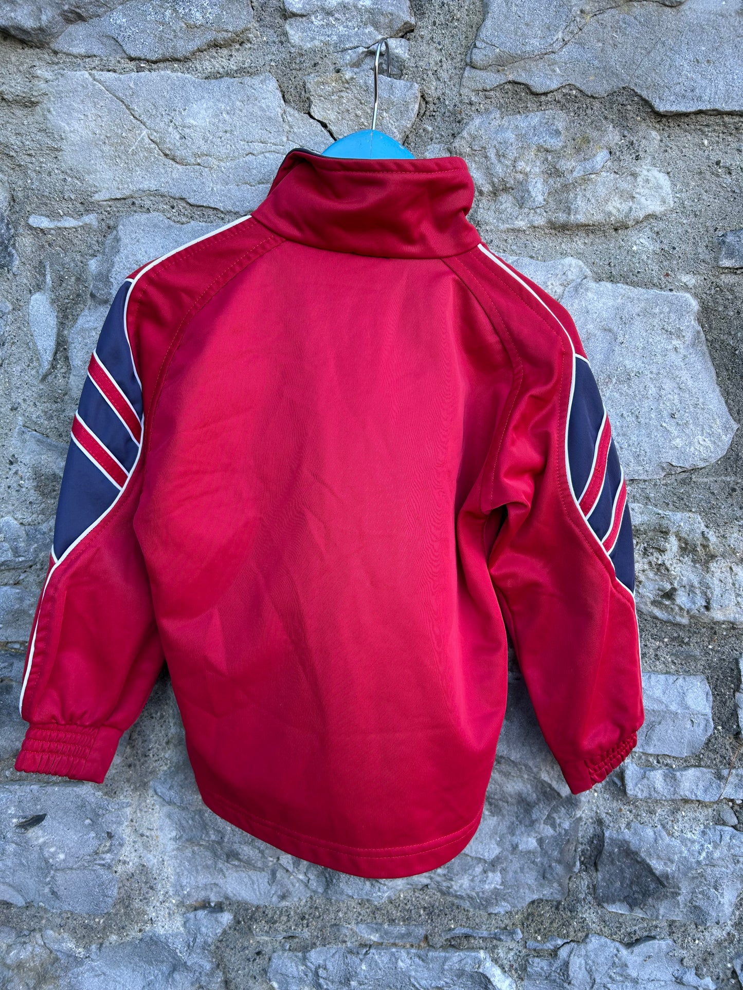 Y2K Red&navy sport jacket  4-5y (104-110cm)