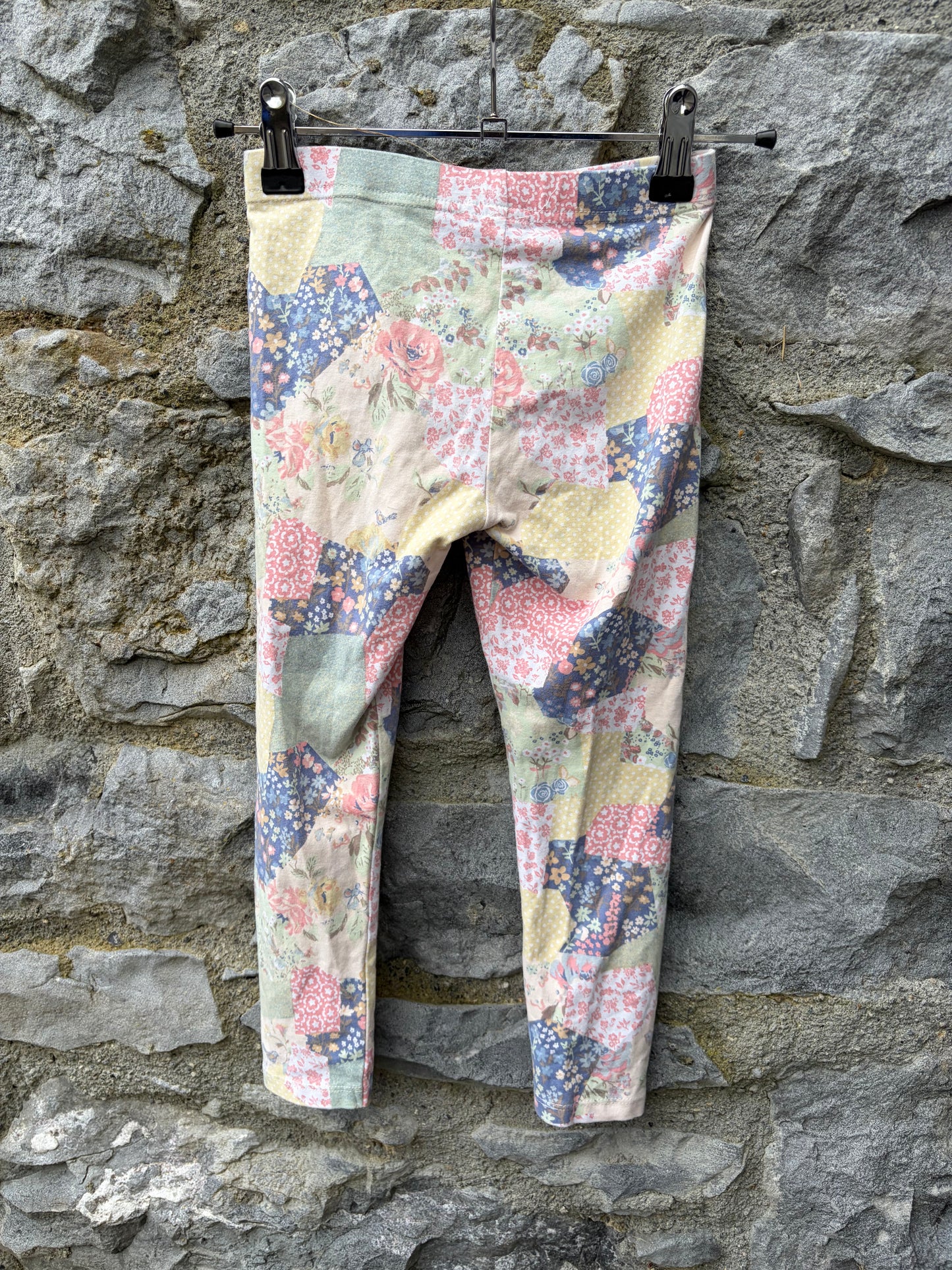 Floral patchwork leggings  5-6y (110-116cm)