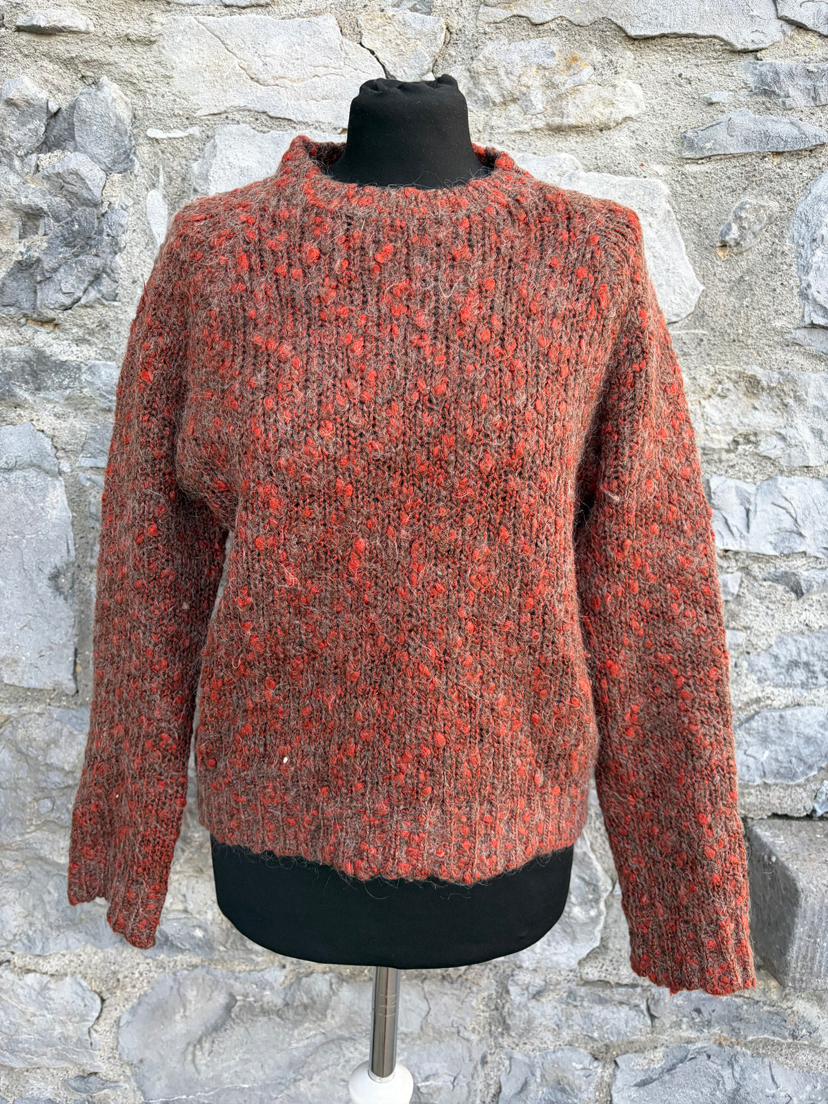 90s rusty melange jumper uk 12
