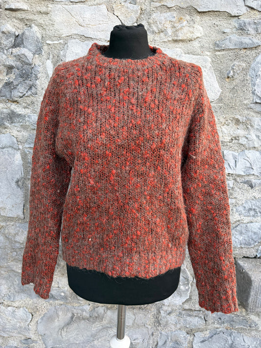 90s rusty melange jumper uk 12