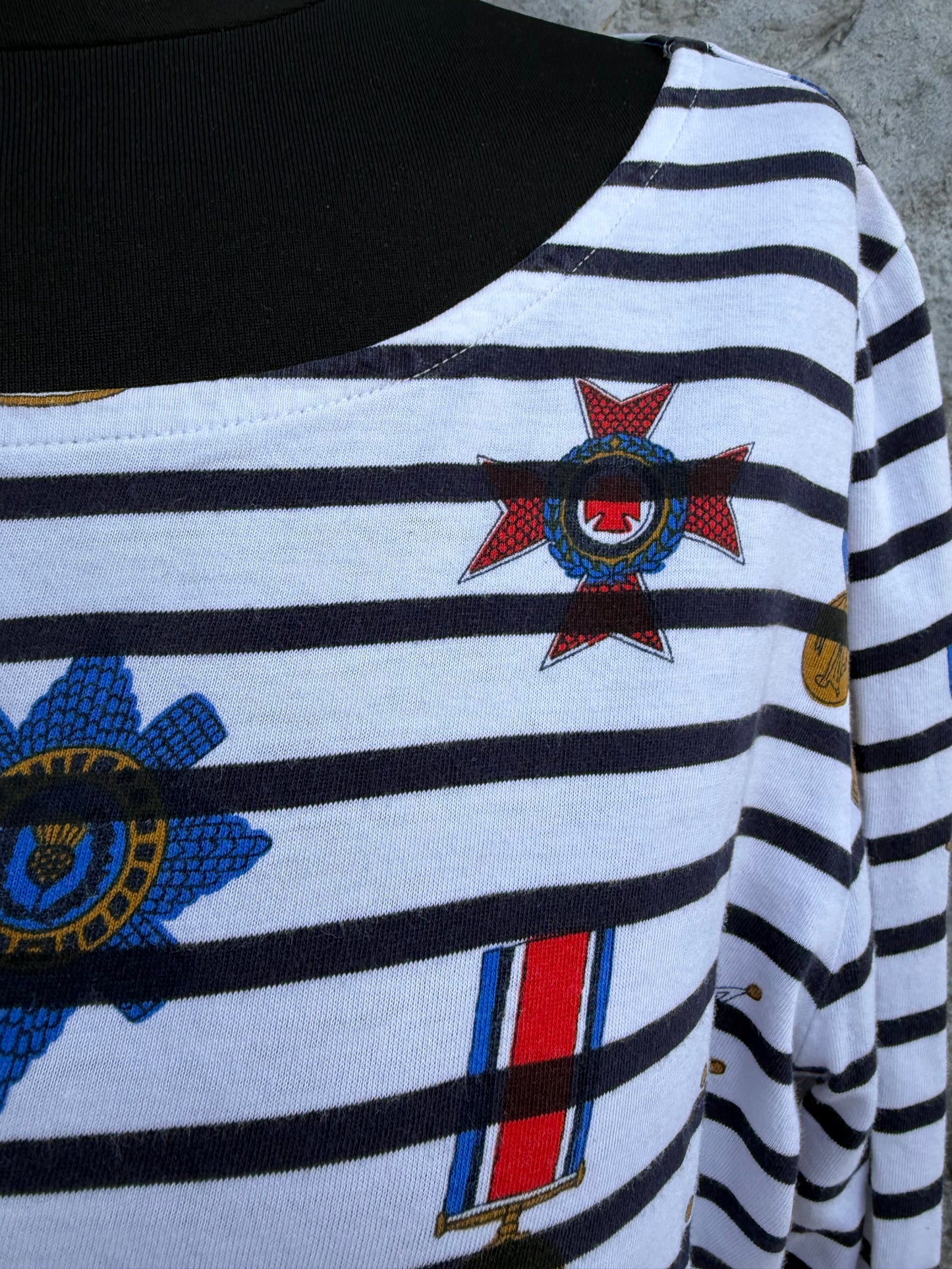 Medals Make A Statement Breton top uk 12-14