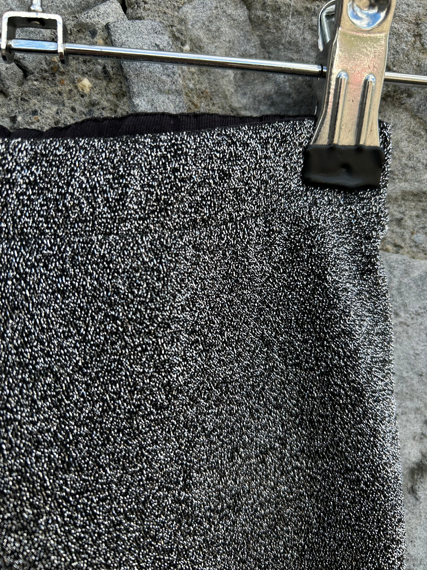 Silver glitter flares  2-3y (92-98cm)