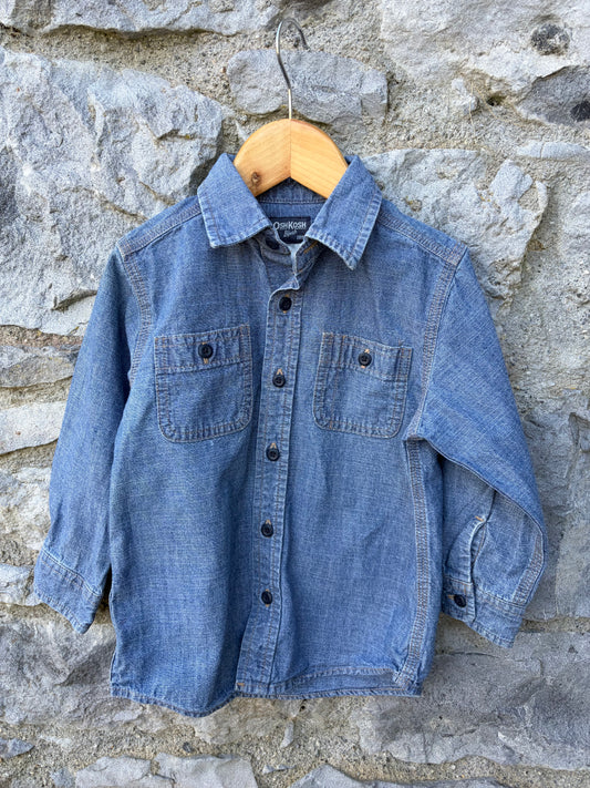 Denim shirt  3y (98cm)