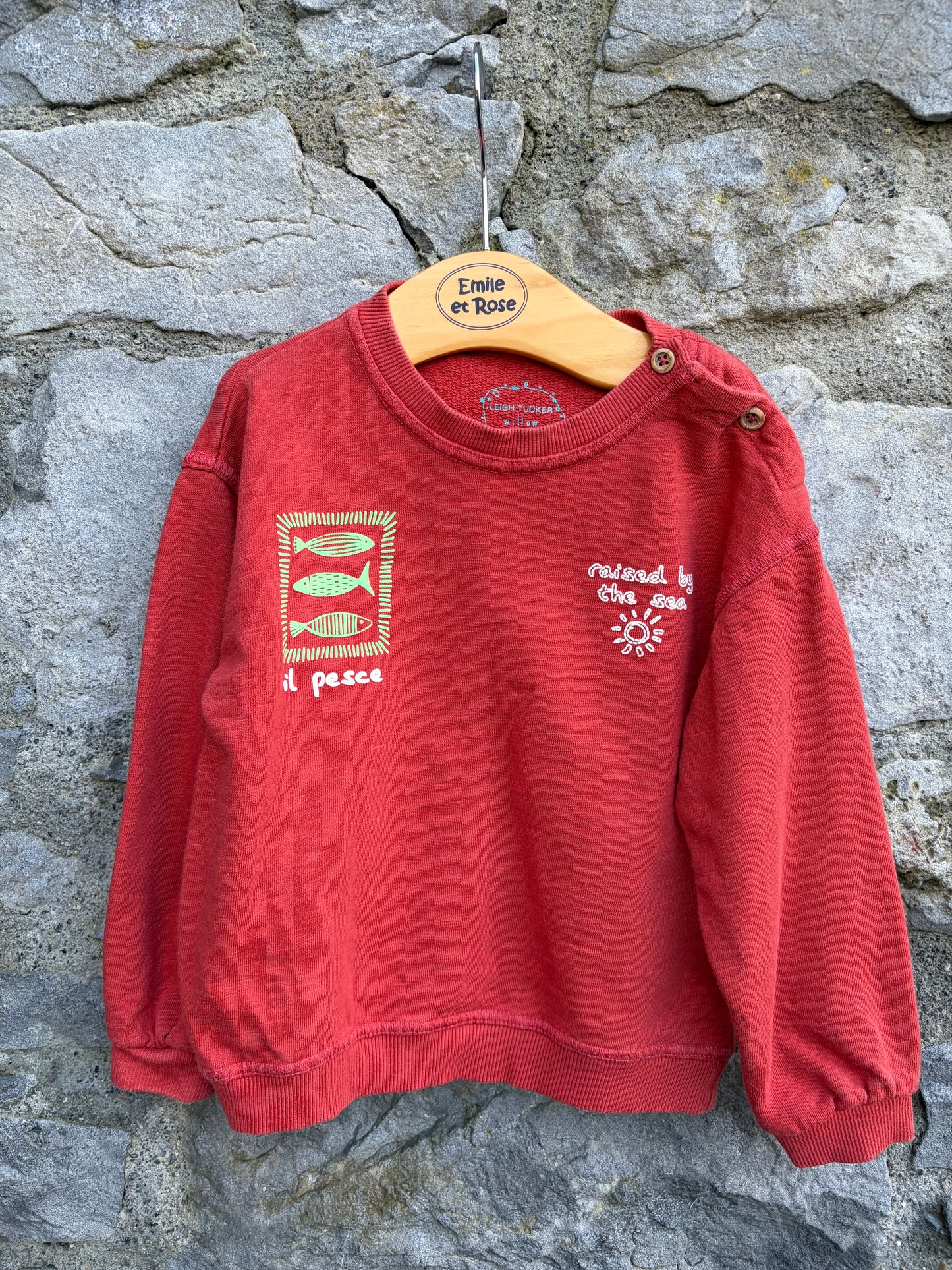 Il Pesce Rusty sweatshirt 2-3y (92-98cm)