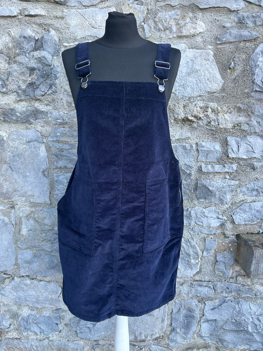 Navy cord pinafore uk 12-14