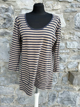 Load image into Gallery viewer, Reversible stripy tunic uk 14-16
