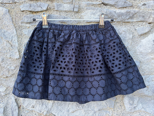 Broderie navy skirt  5-6y (110-116cm)
