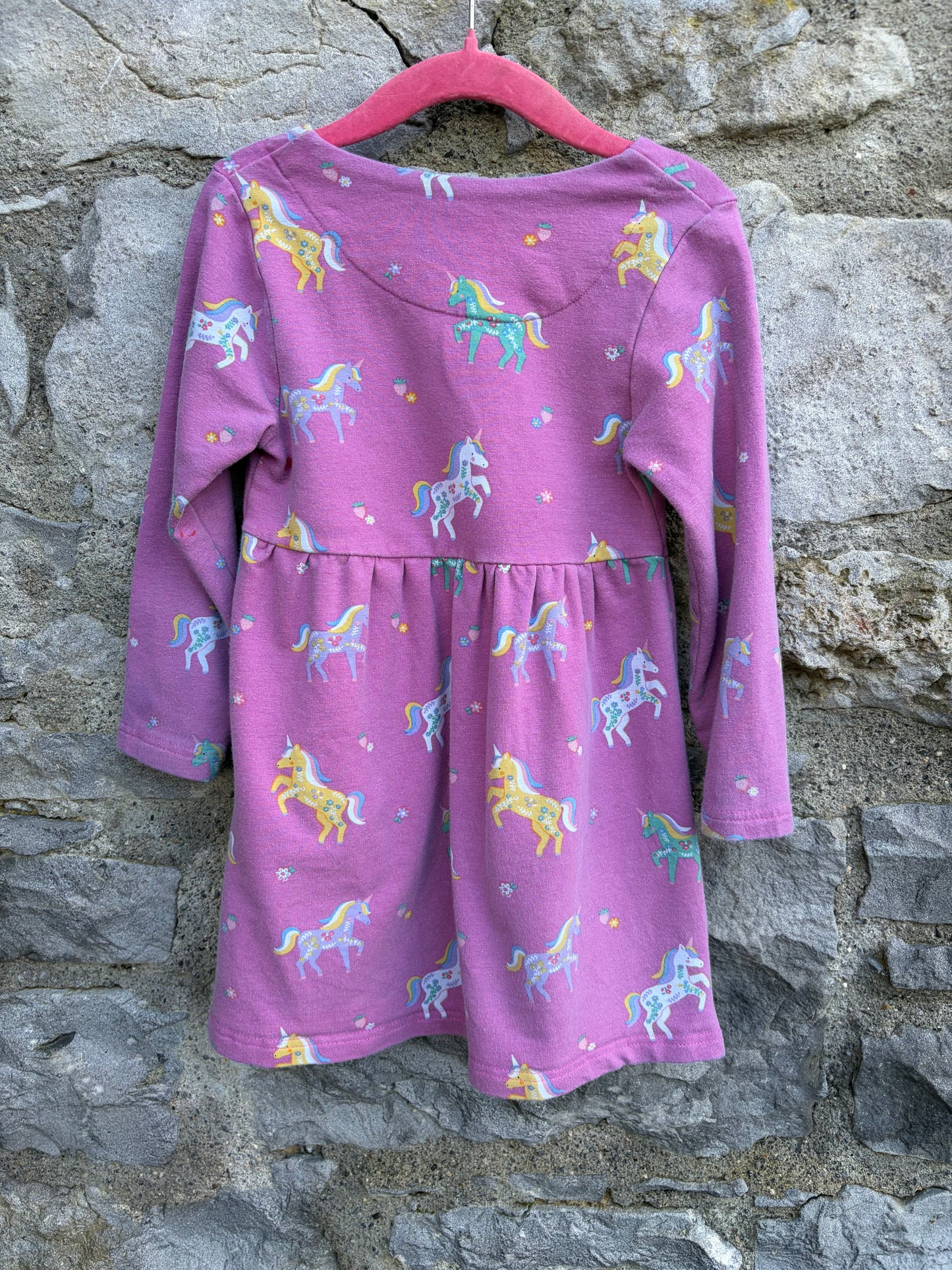 Unicorns purple dress 3-4y (98-104cm)