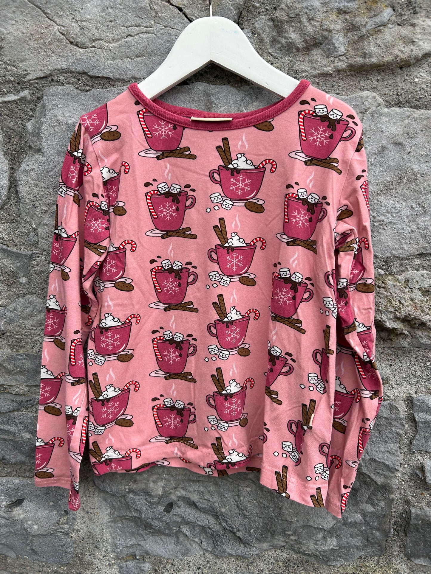 Hot chocolate pink top   7y (122cm)