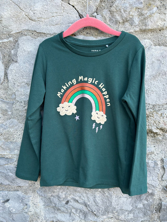Making magic green top 6y (116cm)