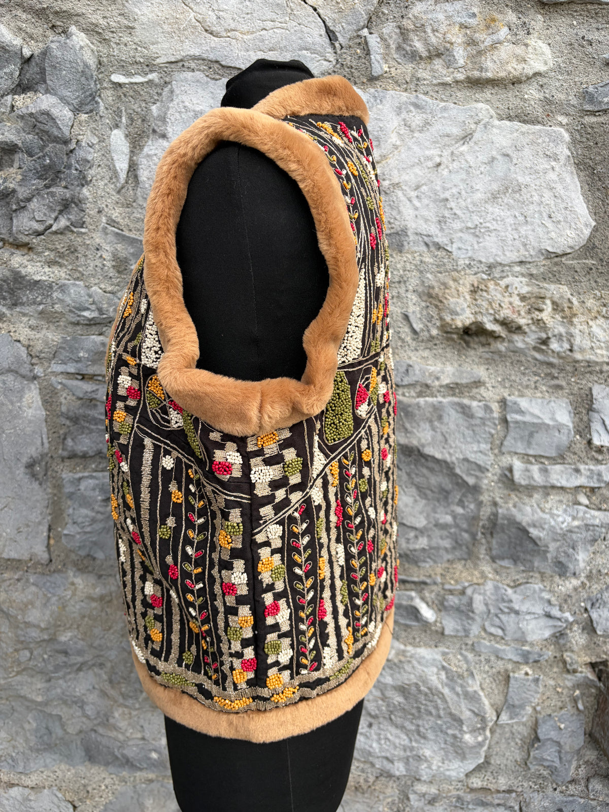 90s embroidered gilet uk 6-8