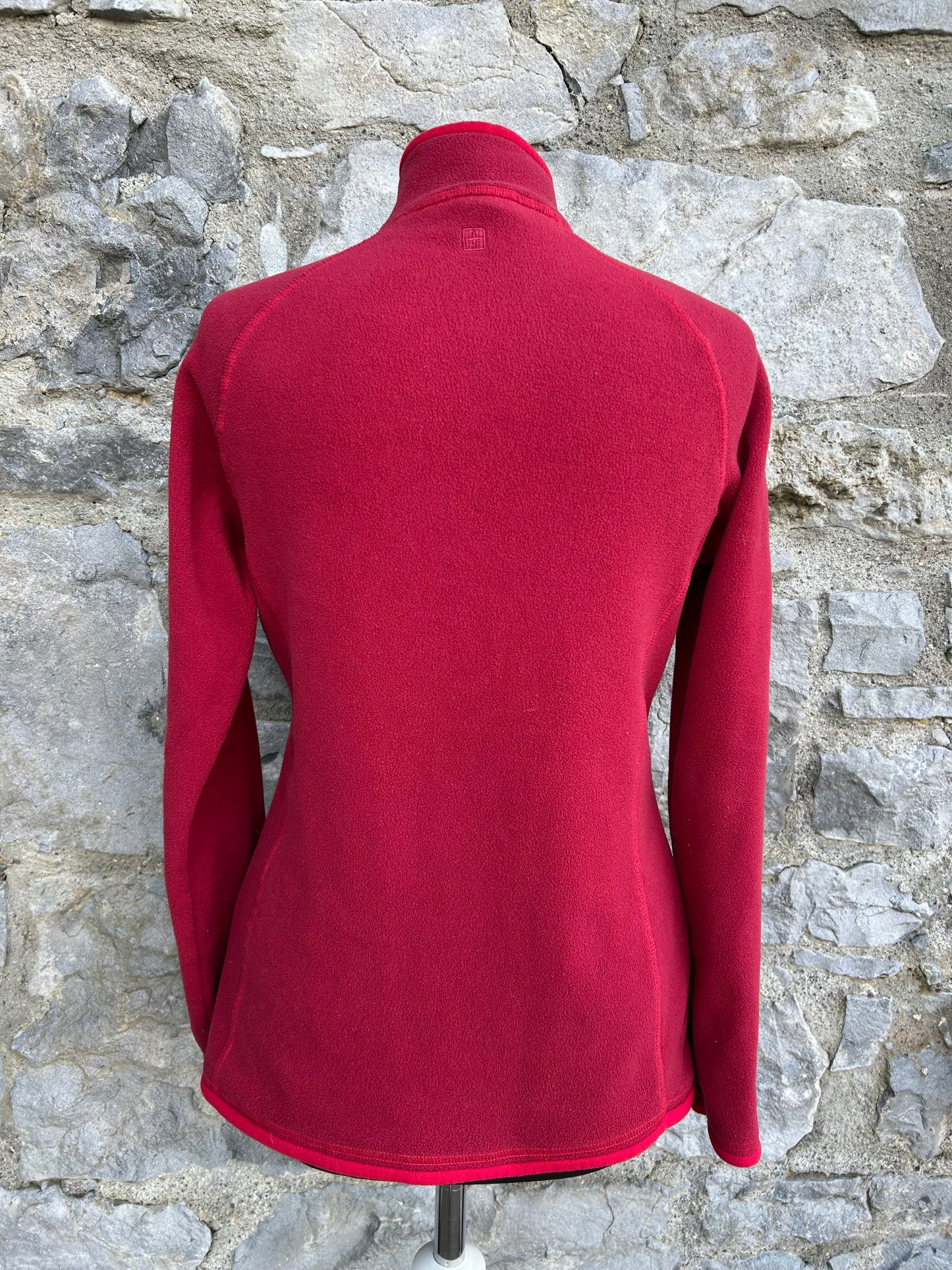 Maroon half zip fleece uk 8-10