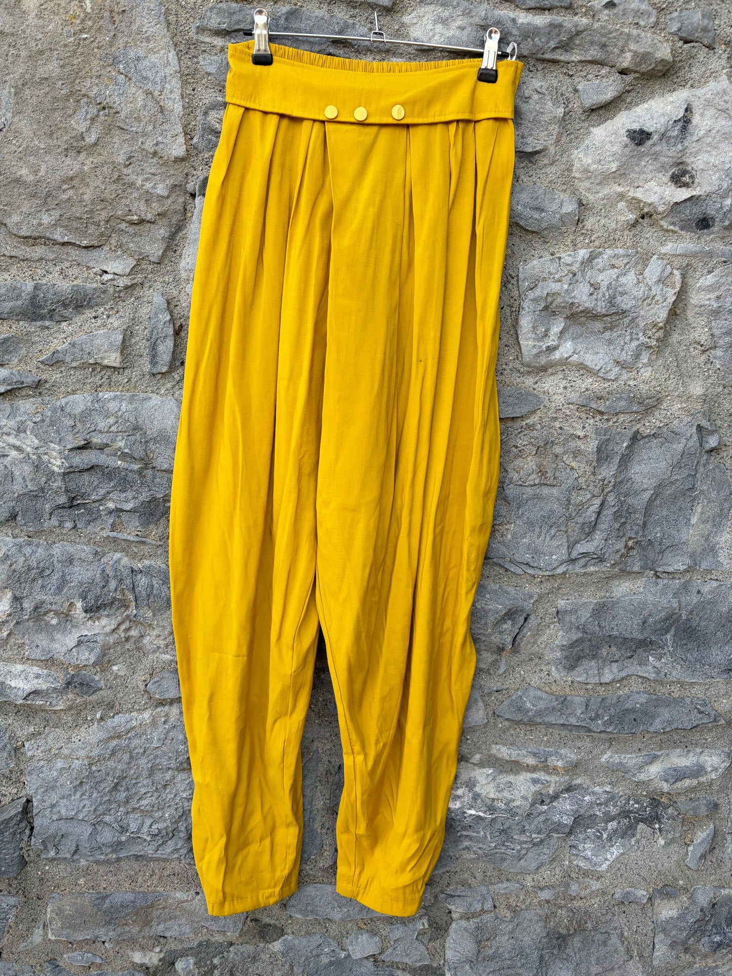 80s mustard pants uk 6-8