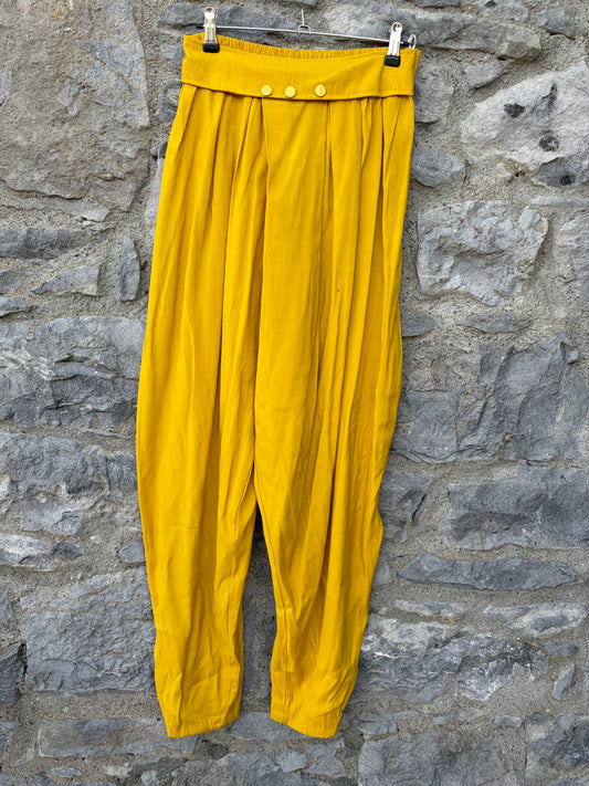 80s mustard pants uk 6-8