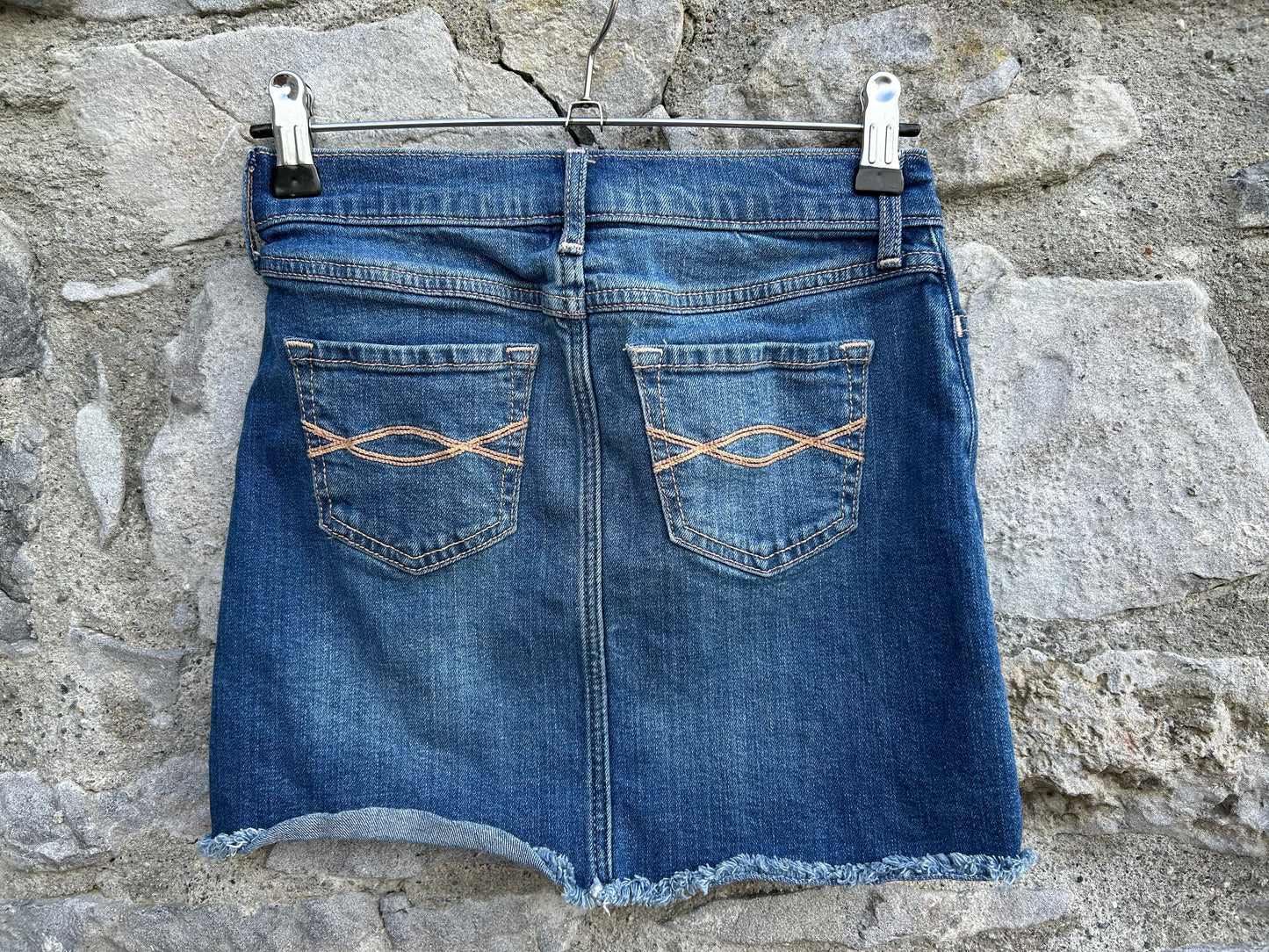 Denim embroidered skirt  9-10y (134-140cm)