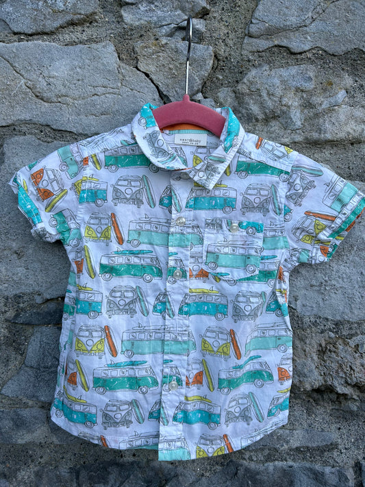 Camper vans shirt  9-12m (74-80cm)