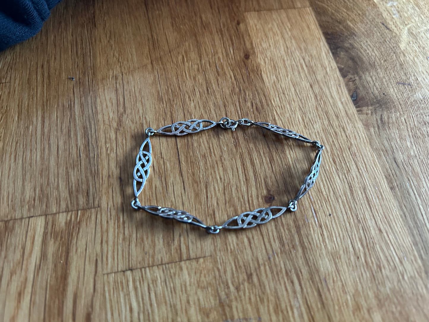 Celtic silver bracelet