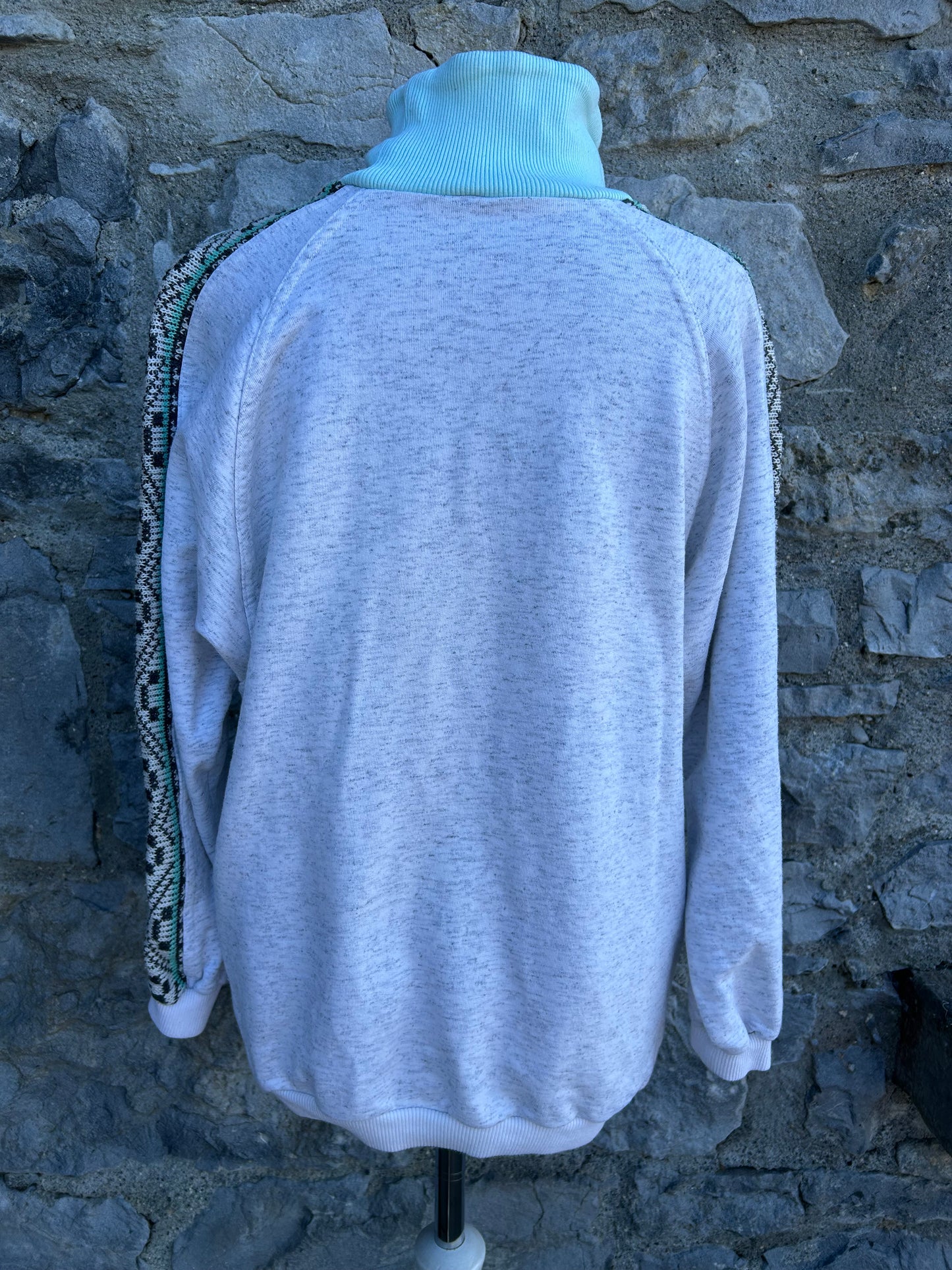 90s grey sweatshirt uk 10-12