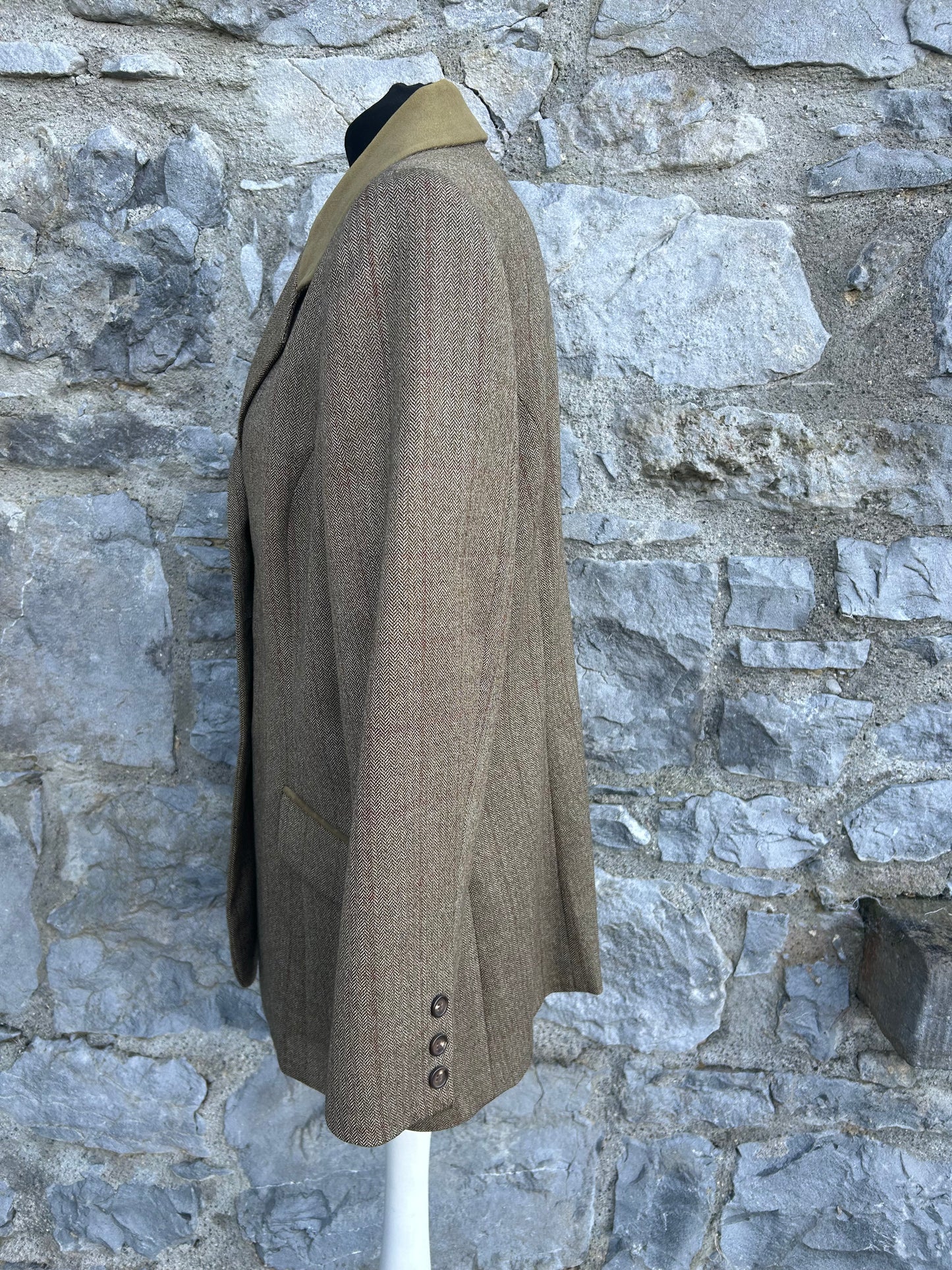 Brown tweed blazer uk 14