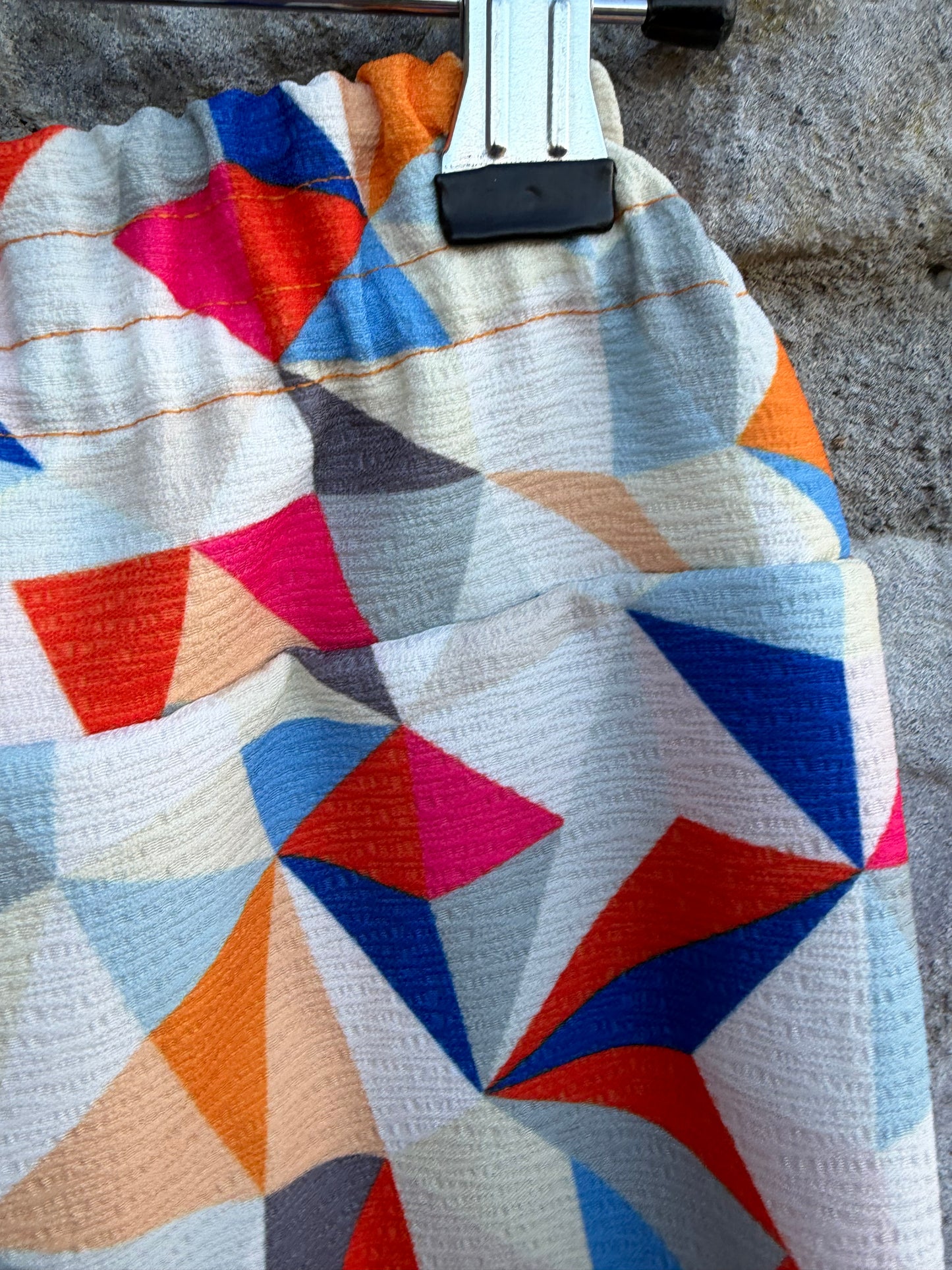 Colourful geometric pants 10-11y (140-146cm)