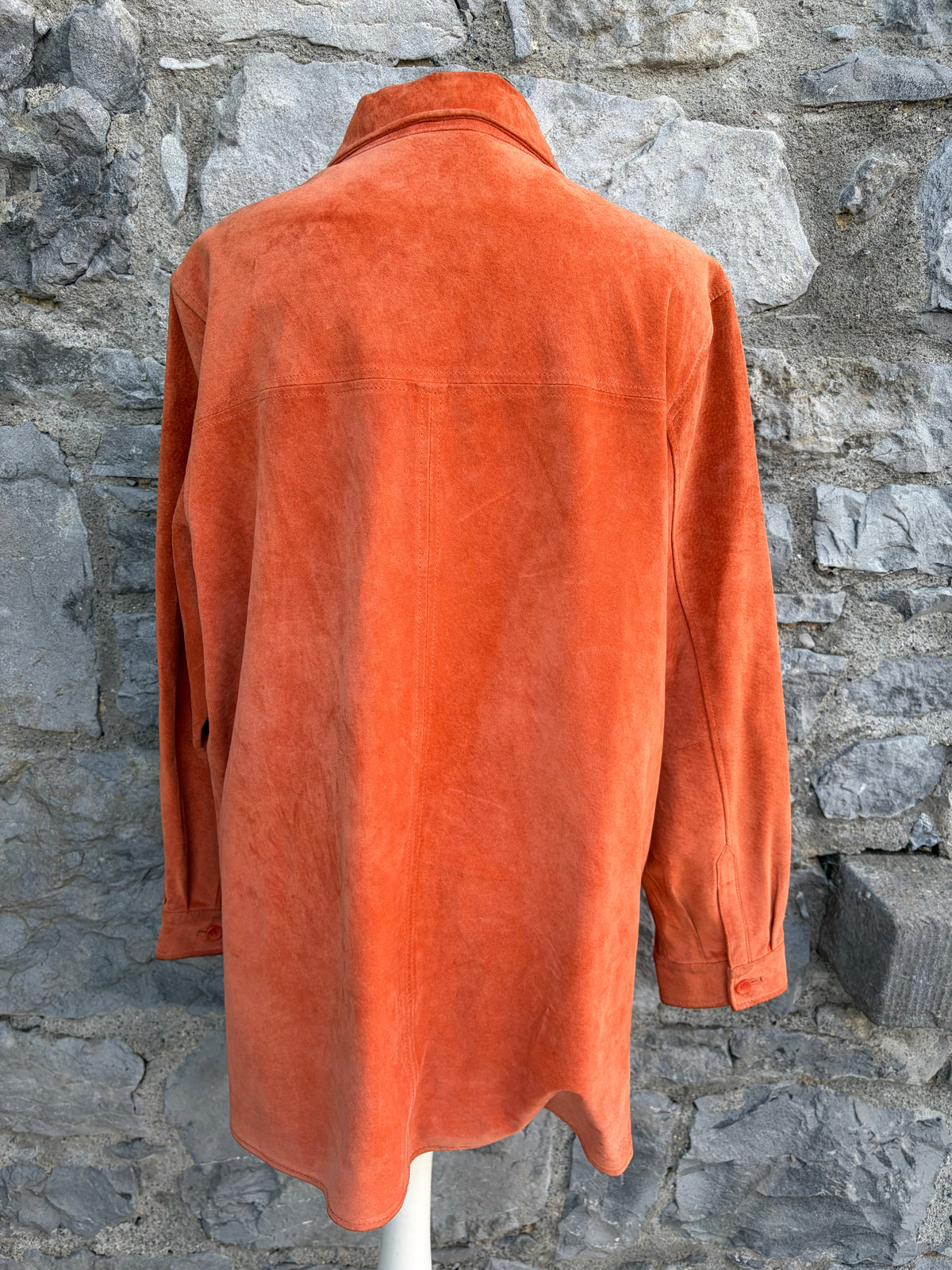 80s rusty suede shirt uk 14-16