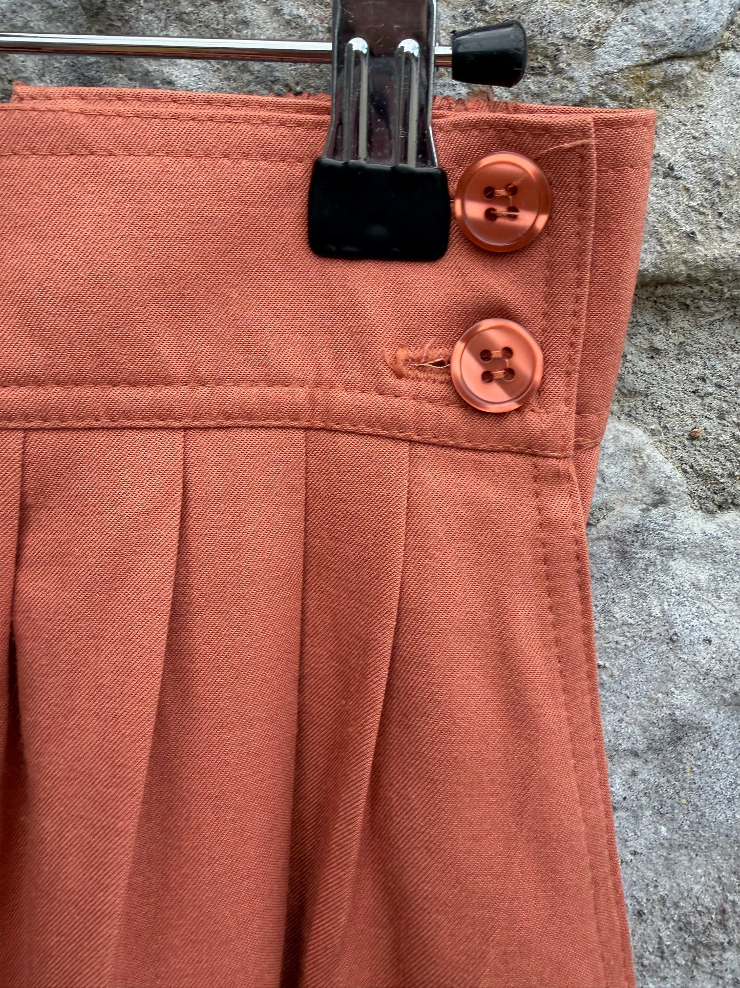 80s orangy/rusty pants uk 8