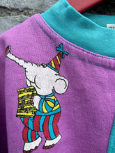 Load image into Gallery viewer, 80s elephant party sweatshirt  7y (122cm)
