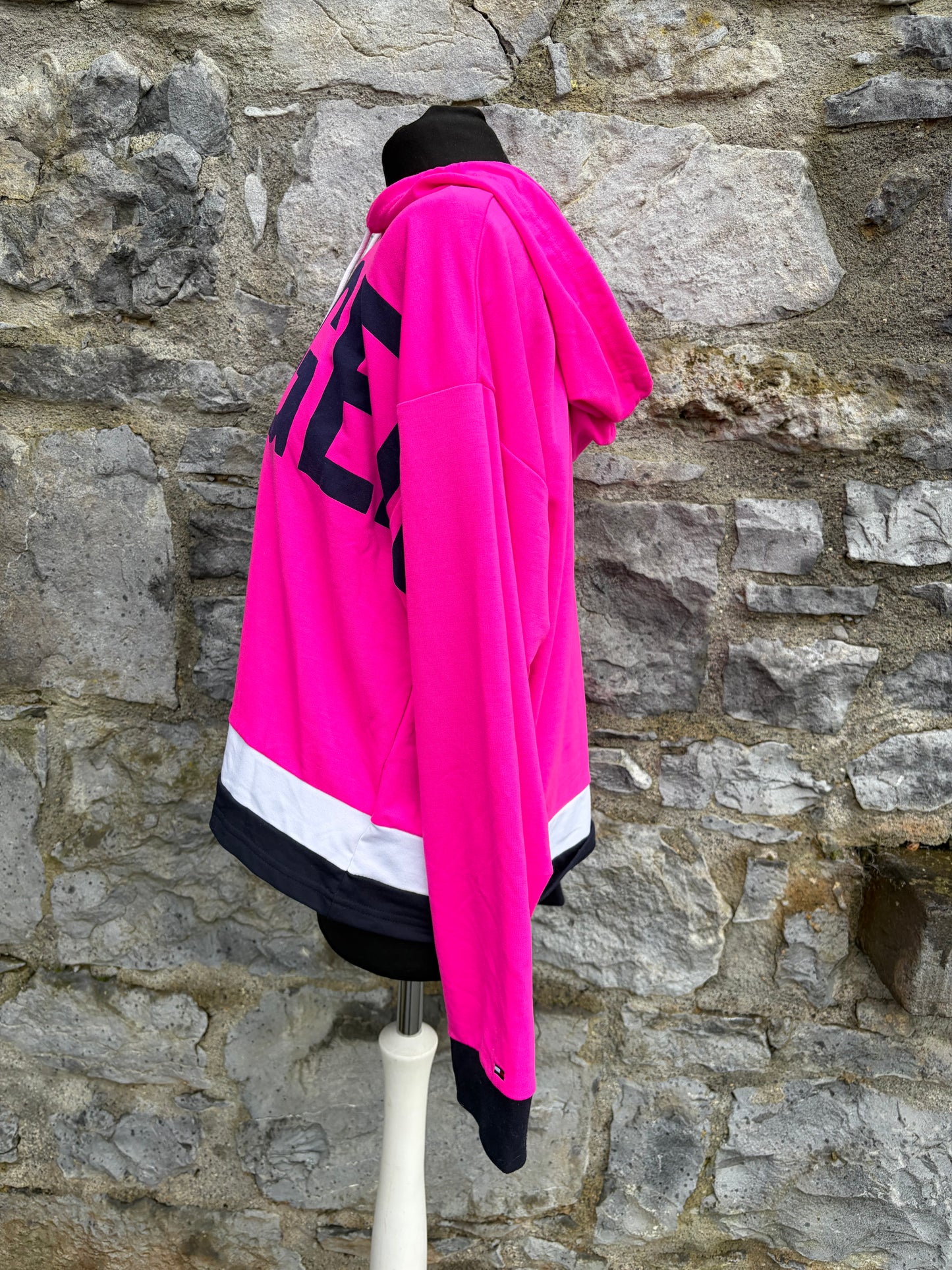 TH pink cropped hoodie uk 12-14