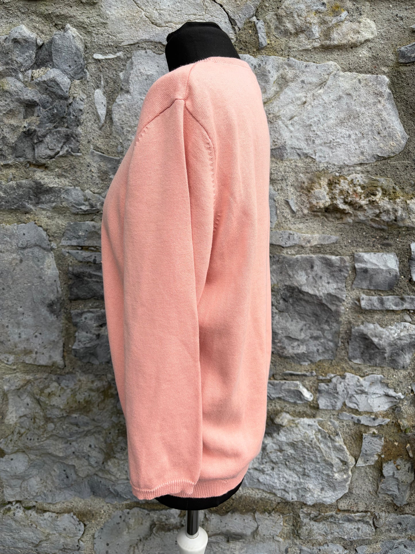 Peach cardigan uk 14