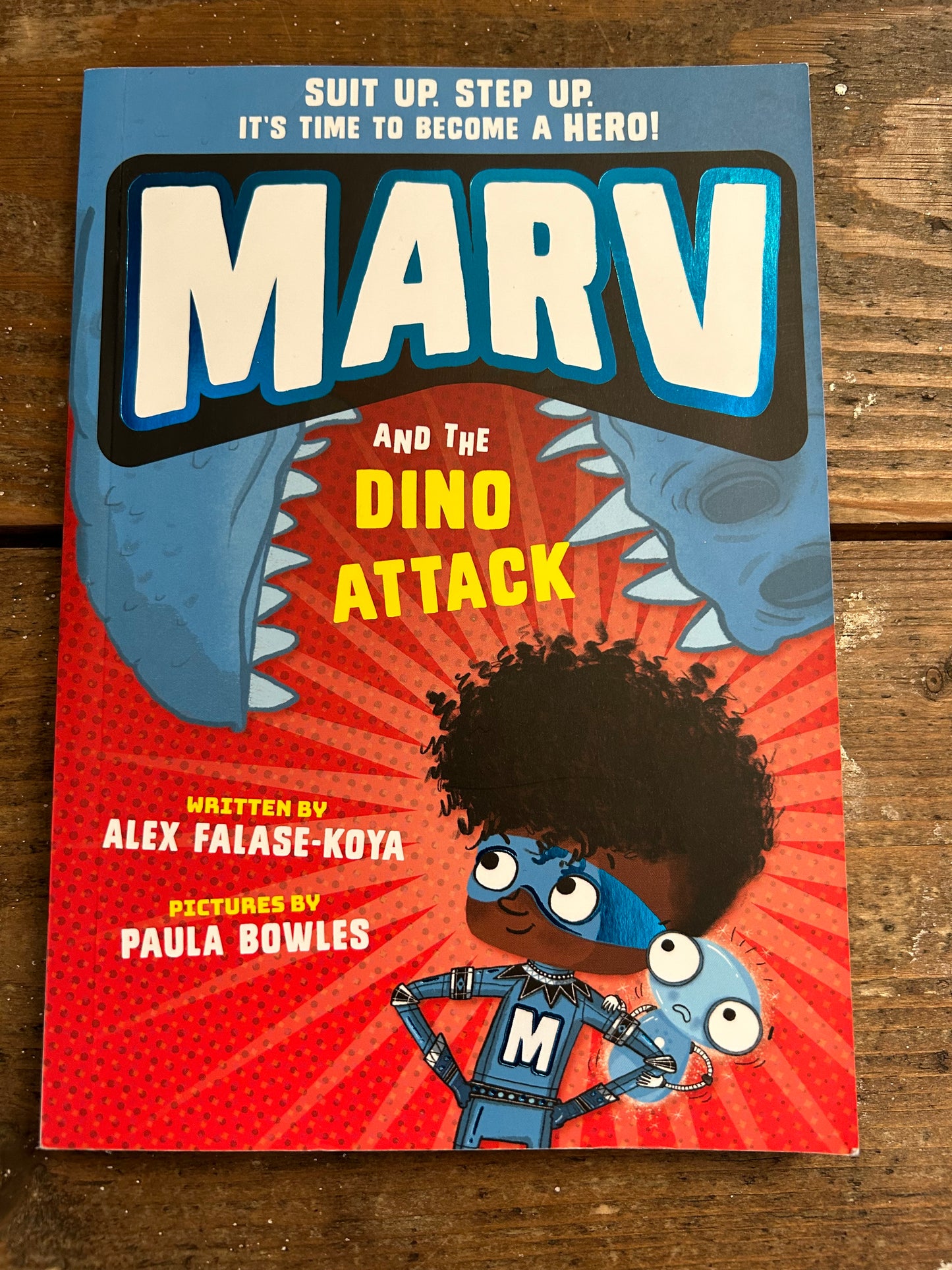 Marv and the Dino attack by Alex Falase-Koya