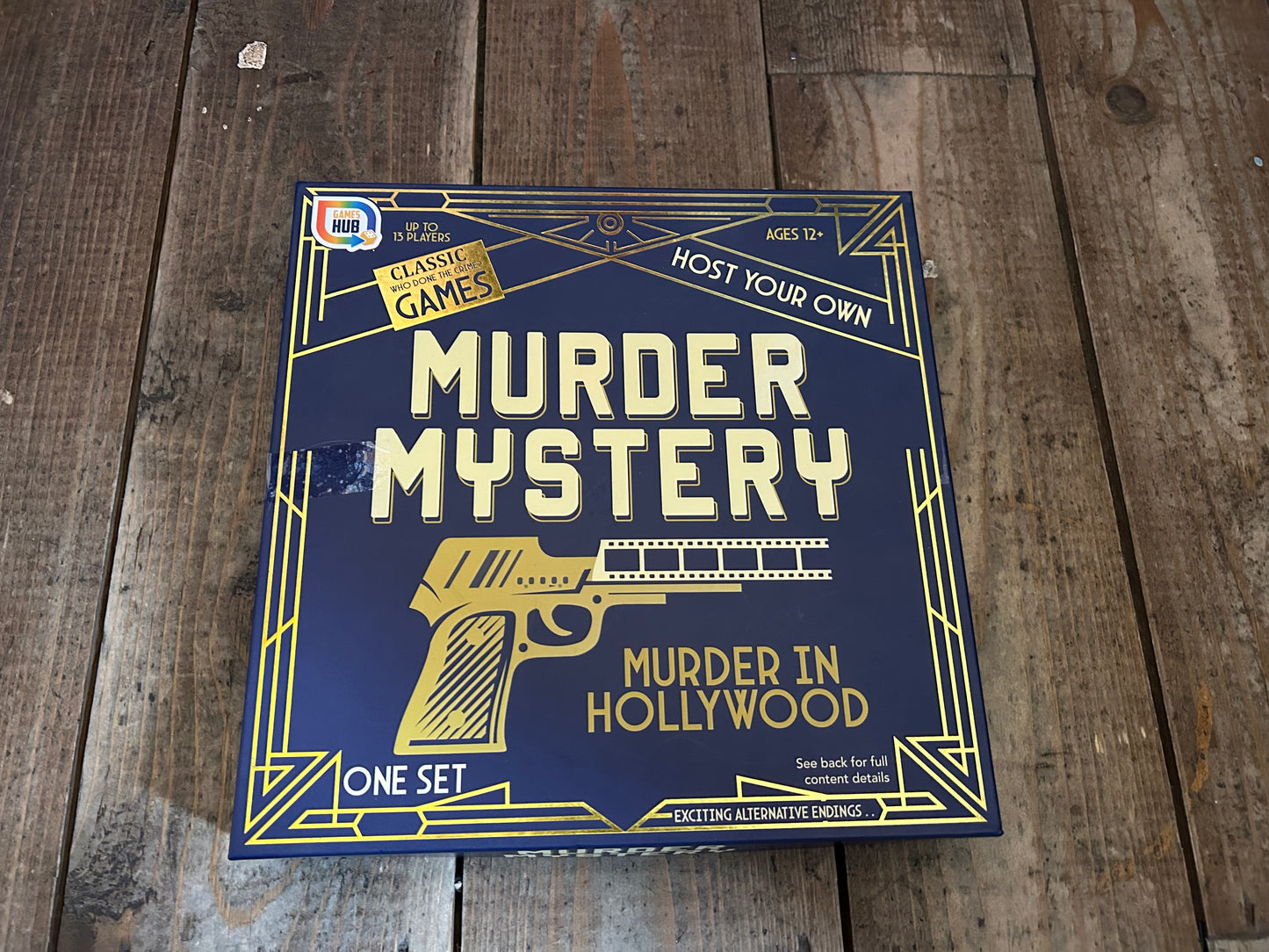 Murder mystery game murder in Hollywood