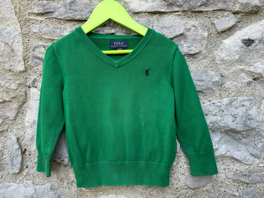 RL green jumper 18-24m (86-92cm)