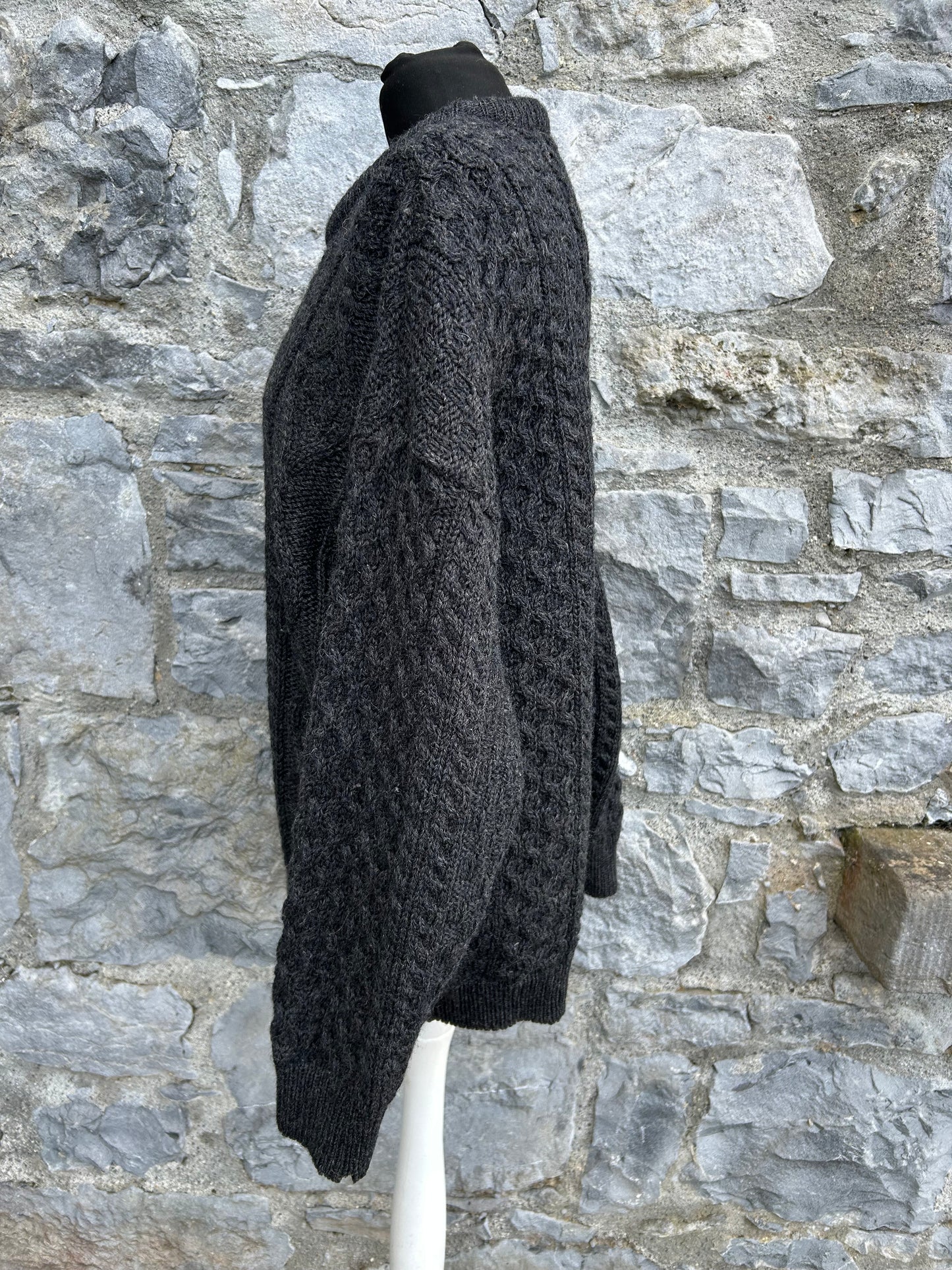 Grey Aran style jumper uk 16-18