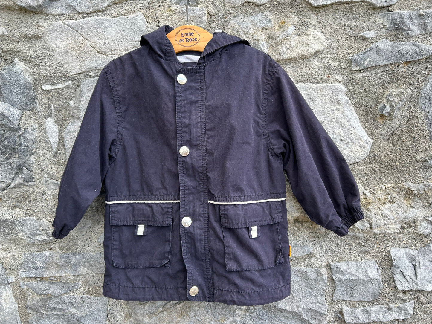 Navy jacket  18-24m (86-92cm)