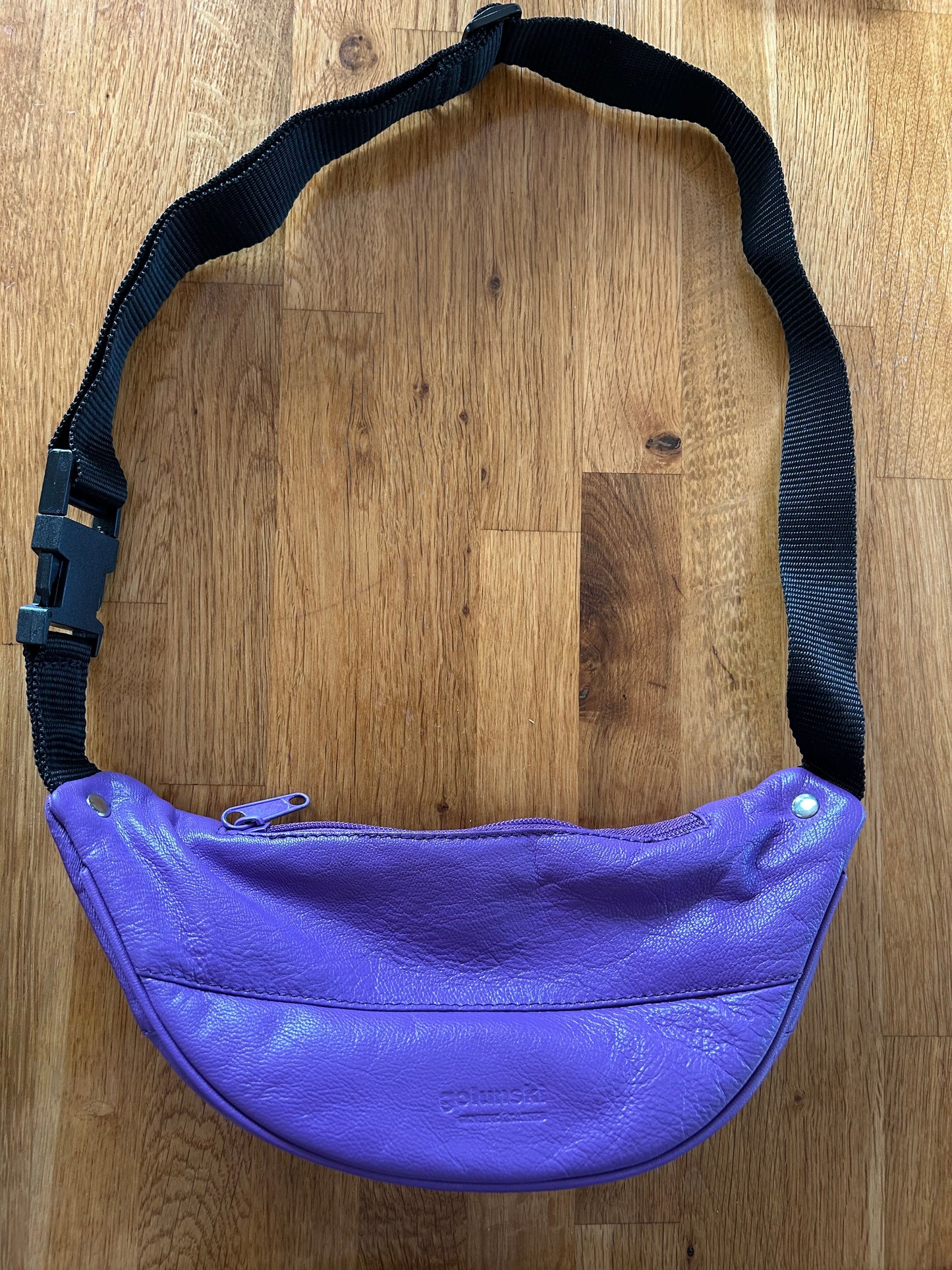 Purple bum bag