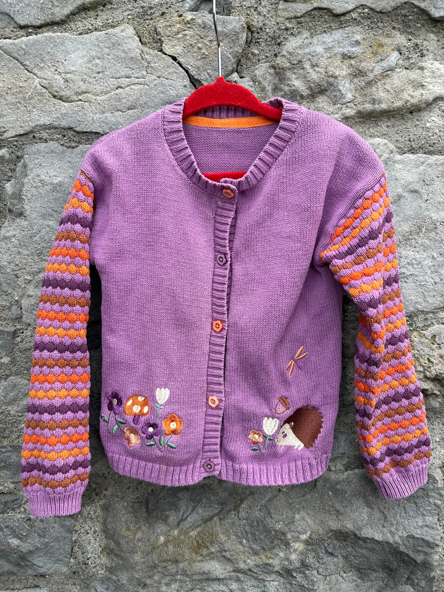 Woodland purple cardigan 18-24m (86-92cm)