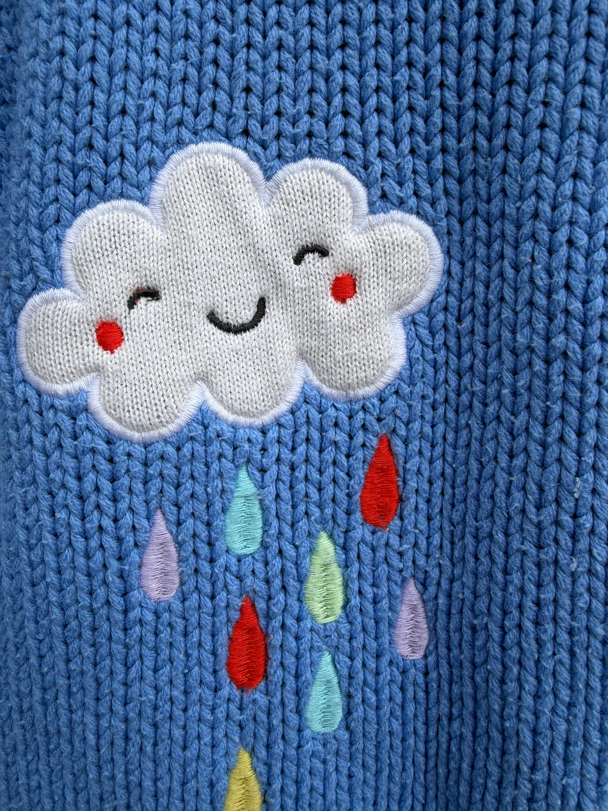 Blue jumper dress  12-18m (80-86cm)